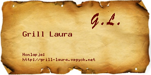 Grill Laura névjegykártya