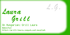 laura grill business card